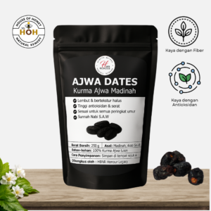 Kurma Ajwa Madinah: Gred AA - 250 g